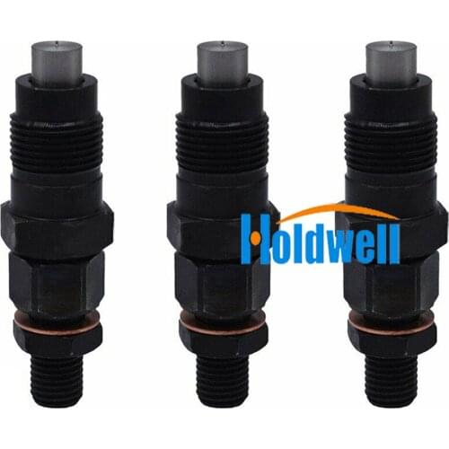 Holdwell 3PCS Fuel Injector 6687911 6672405 for Bobcat S70 S100 B100 B200 E25 E26 463
