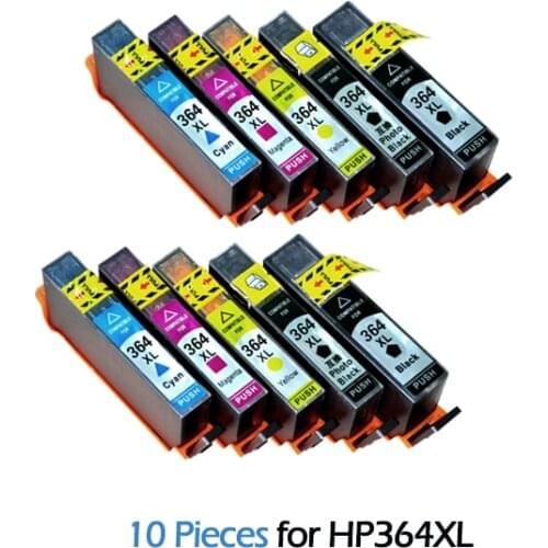 364XL XiongCai Compatible Ink Cartridges for HP 364 Photosmart Deskjet 3070A 5510 6510 B209a C510a C309a Printer For HP364 XL