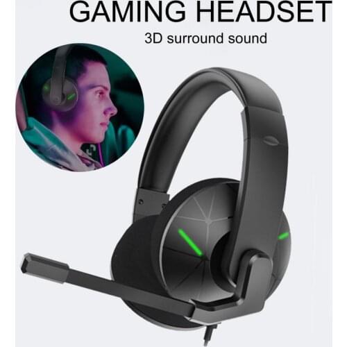 3D Surround Sound Wired Headphones Headset With Noise Reduction Sound Card 3.5mm/ USB Plug Earphone For Call Center/PS/XBOX
