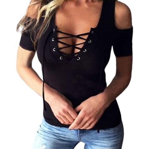 5xl Plus Size Sexy Black Tops For Female Блузка Womens Summer Short Sleeve Solid Color V-neck Flowy Shirt Casual Tops Blouse