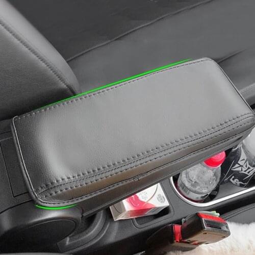 Car Accessories Center Console Armrest Box Leather Cover Trim For VW Beetle 2013 2014 2015 2016 2017 2018 elastic band type