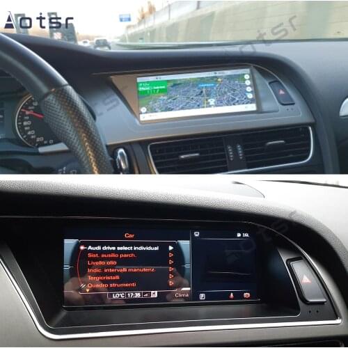 8+128GB Android Car Radio Player For Audi A4 A4L A5 B8 8K 2009+ Stereo GPS Navigation Monitor MMI MIB multimedia Heaunit tape