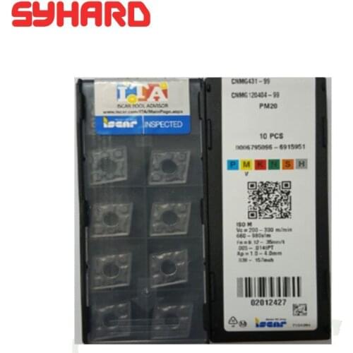 CNMG120404-99 PM20 CNMG120408-99 PM20 ISCAR cnc carbide turning inserts cnc blade cutting tool (10pcs/lots)