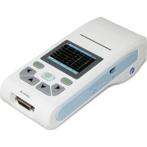 ECG90A USB Software Single Channel ECG waveform electrocardiograph Touch Screen