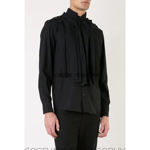 S-6XL!!Homemade 2020 new mens shirts with new black trim