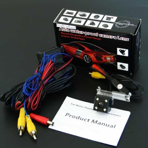 BigBigRoad Car Rear View Reverse Backup Camera with power relay/ Filter For peugeot 308 / 408 / 3008 Citroen C4 / C5 2010-2012