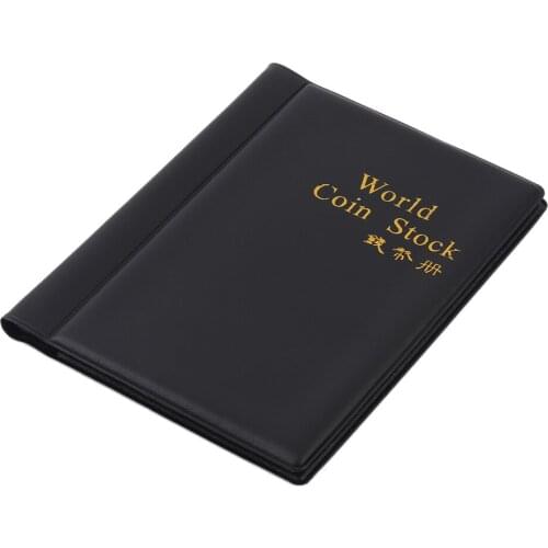 120 Pockets Coin Holders for Collector Coins Album Collection Book Mini Penny Coin Storage Album Book Collecting Gifts Supplies