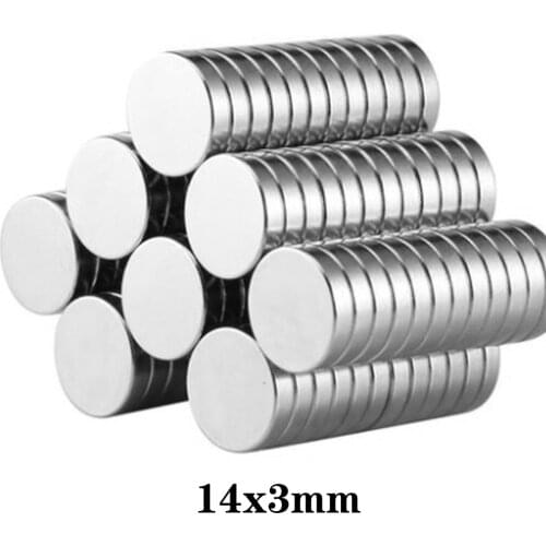 5~150pcs 14x3 mm Rare Earth Magnet Diameter 14x3mm Fridge Round Magnets strong 14mm x 3mm Permanent Neodymium Magnetic 14*3 mm