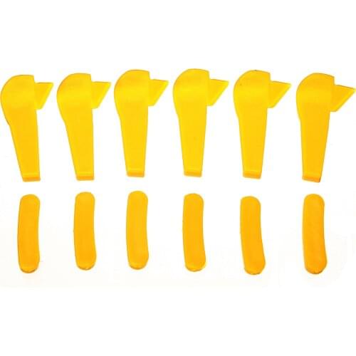 Mayitr 12pcs Tyre Tire Changer Mount Demount Duck Head Insert Rim Protector Guard Rim Tire Repair Tool Accessories