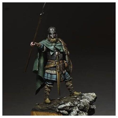 1/24 Viking Spearman Resin kit Figure GK Historical and humanistic themes Ancient war Uncoated No colour