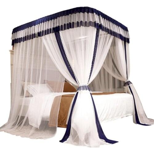 New Mosquito Net Household Floor Princess Court U-Shaped Rail Track 1.8M Bed 2 M Bed Bracket 1.5M