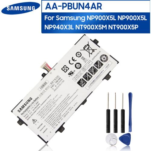 Original Replacement Laptop Battery AA-PBUN4AR For Samsung NP900X5L NP940X3L NT900X5M NT900X5P Rechargable Battery 39Wh