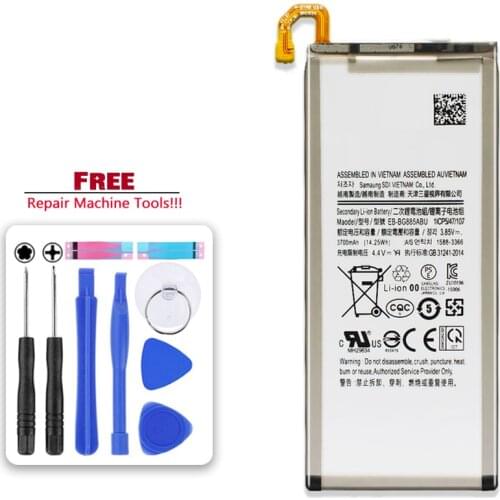 Original Kikiss EB-BG885ABU 3700mAh Battery for Samsung Galaxy A8 A9 Star A9Star A8Star SM-G885F G8850 G885Y Bateria Batteries