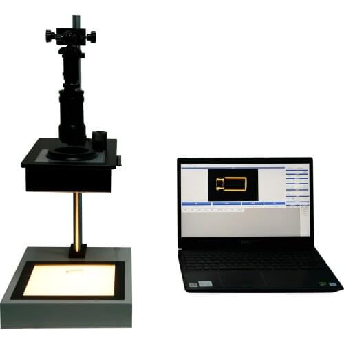 Semi-automatic Polariscope Strain Viewer Stress Tester Measure stress value quantitively in Quartz Glass Plastic