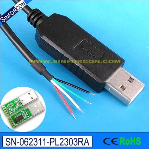 Prolific pl2303ra usb rs232c to Wire End PL2303 Serial Cable