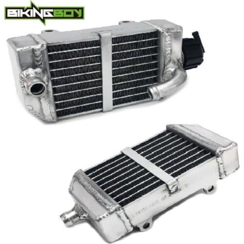 BIKINGBOY Engine Radiator Water Cooling Cooler For KTM SX 50 12 13 14 15 16 17 18 19 SX50 Aluminium Alloy Core Polished Set
