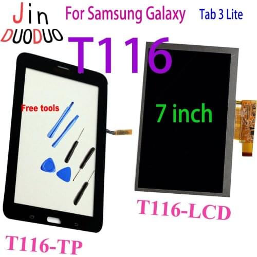 For Samsung Galaxy Tab 3 Lite T116 Tablet Touch Screen Digitizer Glass Panel Sensor Replacement