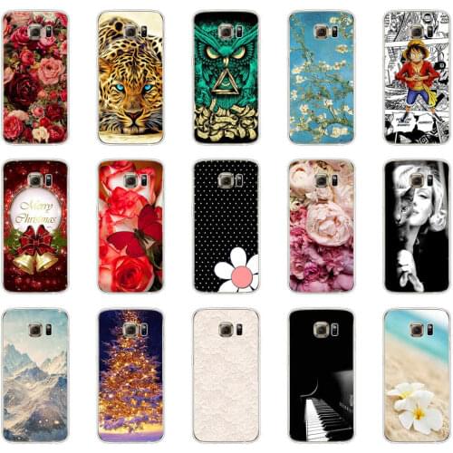 Back Cover For Samsung galaxy S6 Edge Plus Marble Art Soft Silicone Phone Case For Samsung galaxy S6 Edge Plus bumper