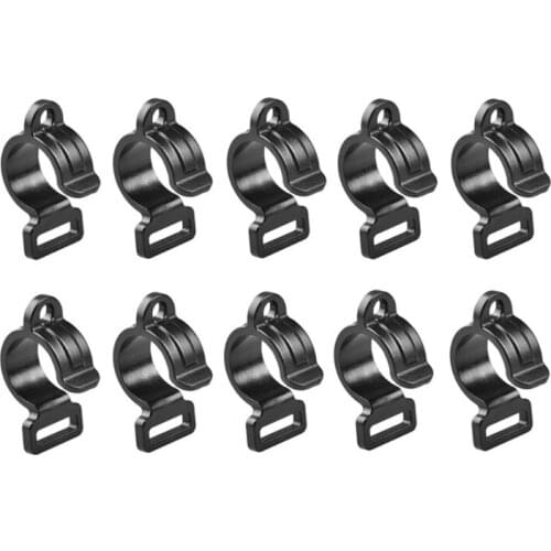 10pcs Tent Hooks Camping Caravan Awning Tent Wind Rope Clamp Tent Clip Windproof N0PC