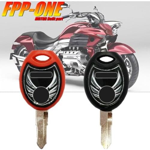 For Honda Motorcycle Accessories Valkyrie Rune 1800 Embryo Blank Keys Can install chip Motor bike Moto Part