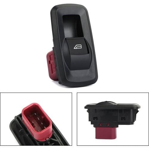 Areyourshop Electric Window Control Switch 6P Fits For Ford Fiesta VI 1.25 1.4 1.6 TDCi 2008-On 8A6T-14529-AA 8A6T14529AB Car