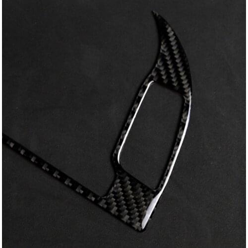 Carbon Fiber Car GPS Navigation Frame Cover Trim For Audi A4 B8 A5 09-16