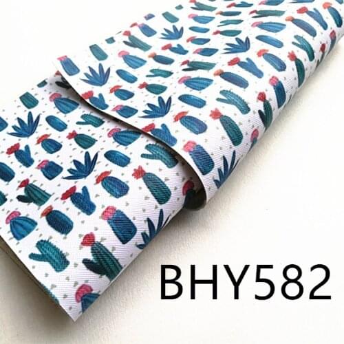 Free shipping 7.6*12inch cartoon Valentines heart print synthetic leather fabric for DIY accessories BHY582