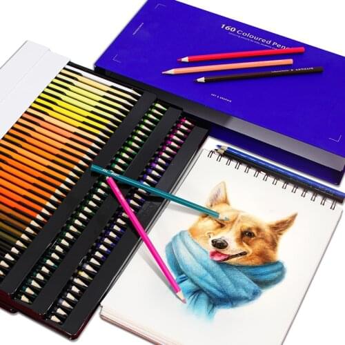 72/120/160 Colored Pencils Professional Color Soft Oil Color Pencil For Drawing School Shading & Coloring Sketch Art Supplies