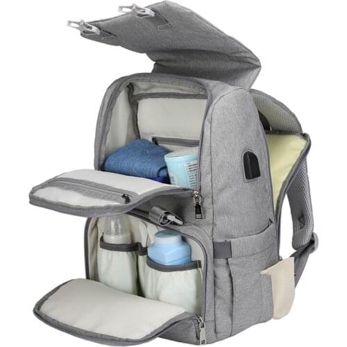 Nappy Backpack Bag Mummy Large Capacity Stroller Bag Mom Baby Multi Function Waterproof Outdoor Travel Diaper Bags For Baby Care