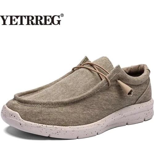 2020 New Spring Summer Mens Vulcanized shoes Comfortable Breathable Canvas shoes Mens Flat shoes Soft Mens shoes Big Size 48