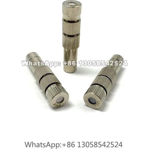 Push-in Slip-lock Low Pressure 8mm Tap Water Mist Nozzle with Filter, Fog Misting Nozzle, Garden Cooling Water Irrigation