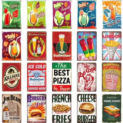 Wholesale!!Warning Children Circus Metal signs Art wall Paintings