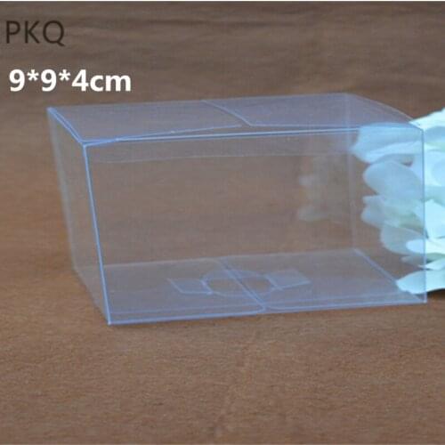 Wholesale Clear PVC Box for Toys Display Transparent Birthday Gift Box Wedding Favor Holder Chocolate Candy Boxes 20pcs