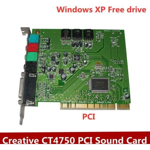 Original Disassembly CRETIVE CT4750 CT5880 PCI Sound Card Windows XP free drive