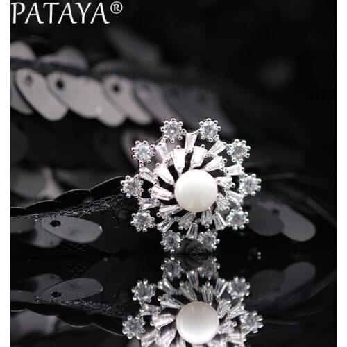 PATAYA White Brooches For Clothes
