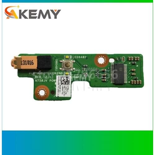 Switch Small Board Original For ASUS N750J N750JK N750JN N750JV N750JA Power Button Board Switch Button LED Board