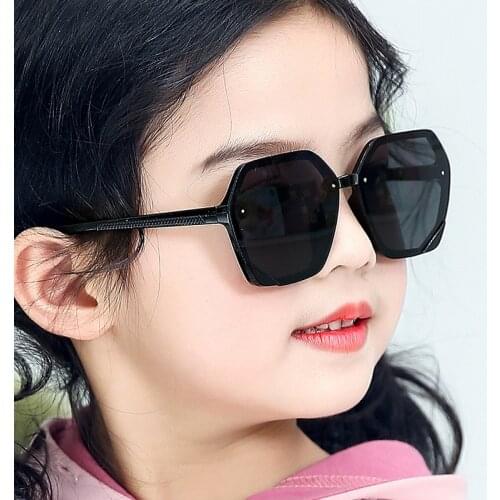 2020 Vintage Children Hexagon Sunglasses Fashion Colorful Gradient Kid Sun Glasses Boy Girl Unisex Retro UV400 Mirror Goggle