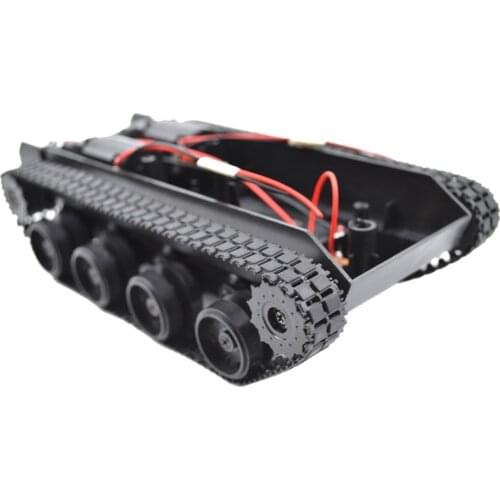 Rc Tank Smart Robot Tank Car Chassis Kit Rubber Track Crawler For Arduino 130 Motor Diy Robot Toys For Children