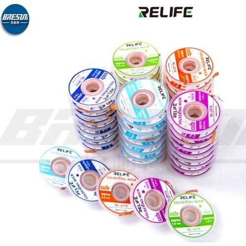 Tempered GOOT High Quality2015 1515 3015 3515 2.0 1.5 3.0 2.5 3.5MM Desoldering Wick with Braided Copper Wire