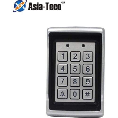 125Khz RFID 1000Users Metal Case Keypad Access Controller with Backlight Door Control Independent Code Access Device