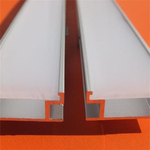 2m/pcs 100m/lot Free Shipping hot sell LED lighting aluminum profile frames with PC cover
