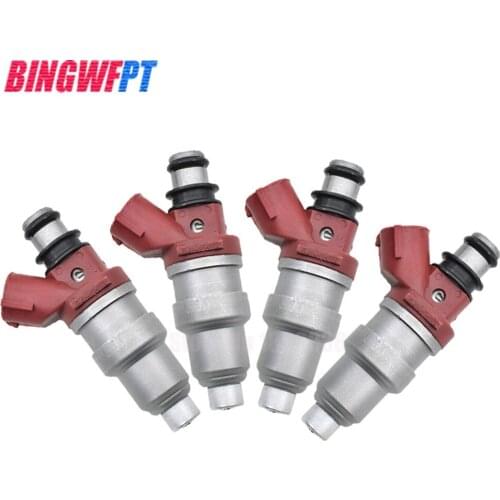 4PCS High Performance Fuel Injector Nozzle For CAMRY VISTA 1.8 4SFE SXS11 ST190 Engine 23250-74130 2325074130 2320974130
