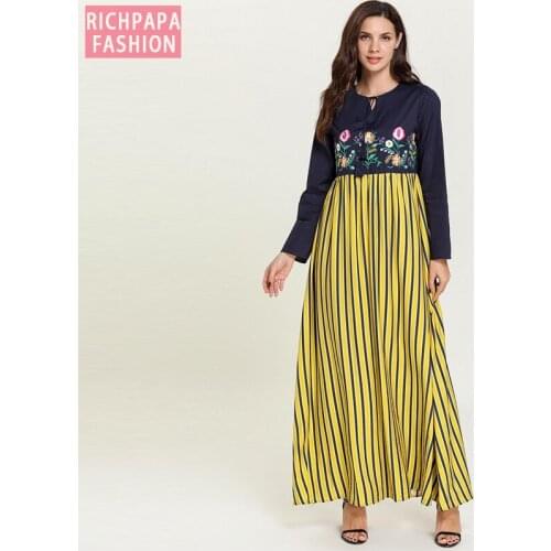 Abaya Dubai Islam Arab Muslim Hijab Dress Turkey Kaftan Dubai Abayas For Women Qatar Caftan Marocain Elbise Robe Musulmane Femme