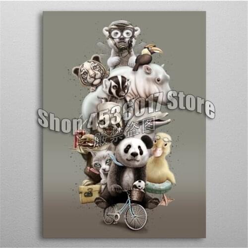 Animals 5d Diy Diamond Painting Cross Stitch Diamond Embroidery ride a bike Diamond Mosaic Rhinestone Wall Stickers Home Decor