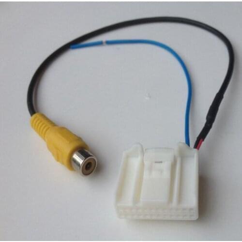 Car Navigation System Reversing Rear View Camera Adapter Cables For Toyota RAV4 Crown Reiz 24pin DVD