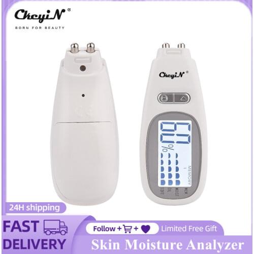 CkeyiN Professional Aesthetic Equipment Digital Skin Analyze LED Display Skin Moisture Oil Softness Memory Function Tester Pen50