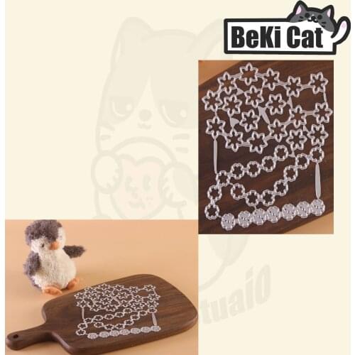 Flower Banners Metal Cutting Dies Stencils for DIY Scrapbooking photo album Decorative DIY Paper Cards