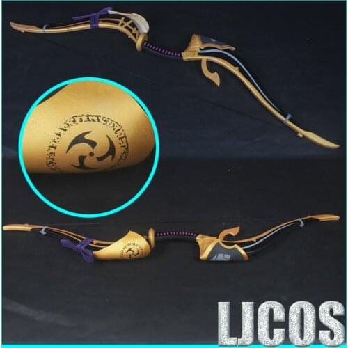 Game Genshin Impact Yoimiya Hamayumi Bow Cosplay Prop Weapon Accessories Prop Weapons for Halloween Carnival Game Fans Gift
