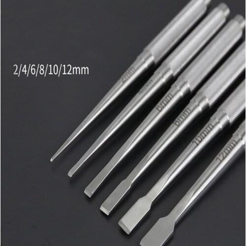 Rhinoplasty instruments Nasal osteotomes Stainless steel Round handle Flat-shovel nasal osteotomes Comprehensive nose surgery to