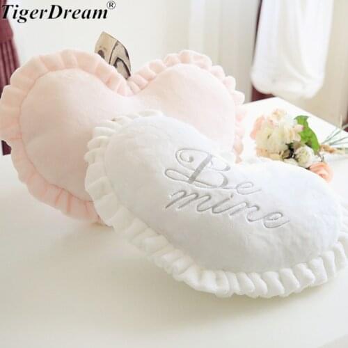 45cm PP Cotton Stuffed Heart-shaped Plush Toys High Quality Cushions Creative Dolls Sleeping Pillows For Children Home Decoratio
